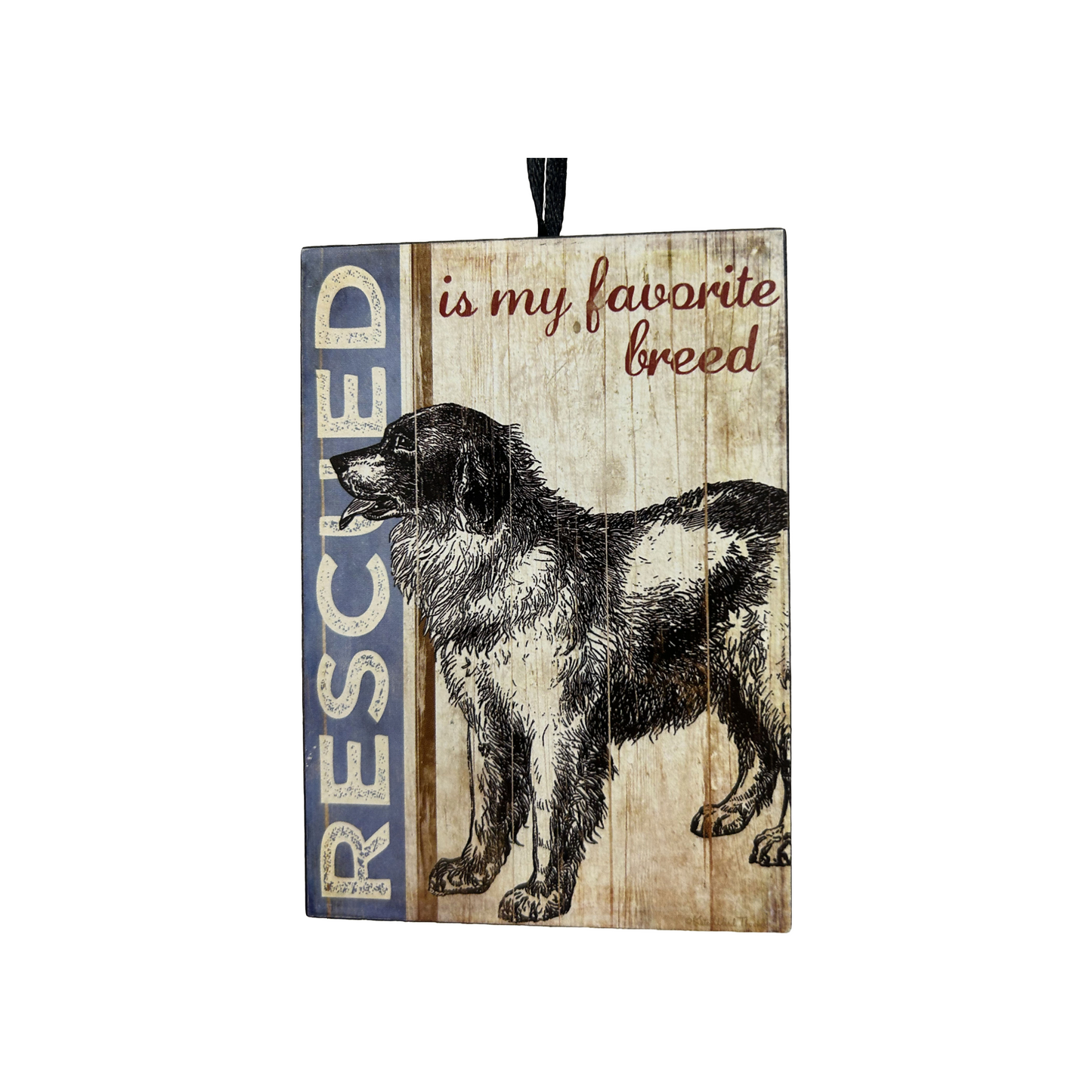 Kate Ward Thacker Dog Plaque Ornament