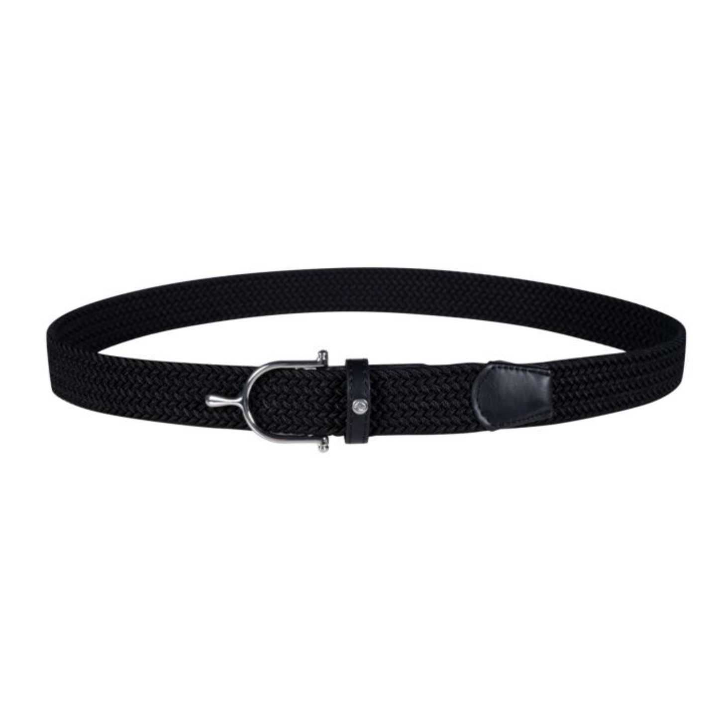 HKM Elastic Belt-Silver Spur Buckle