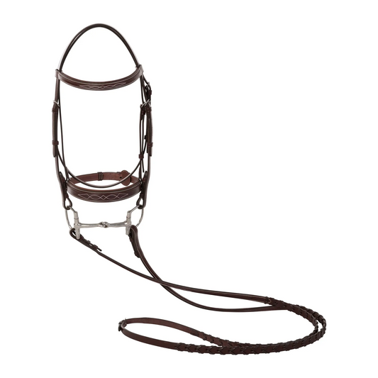 Huntley Sedgwick Padded Fancy Stitch Bridle