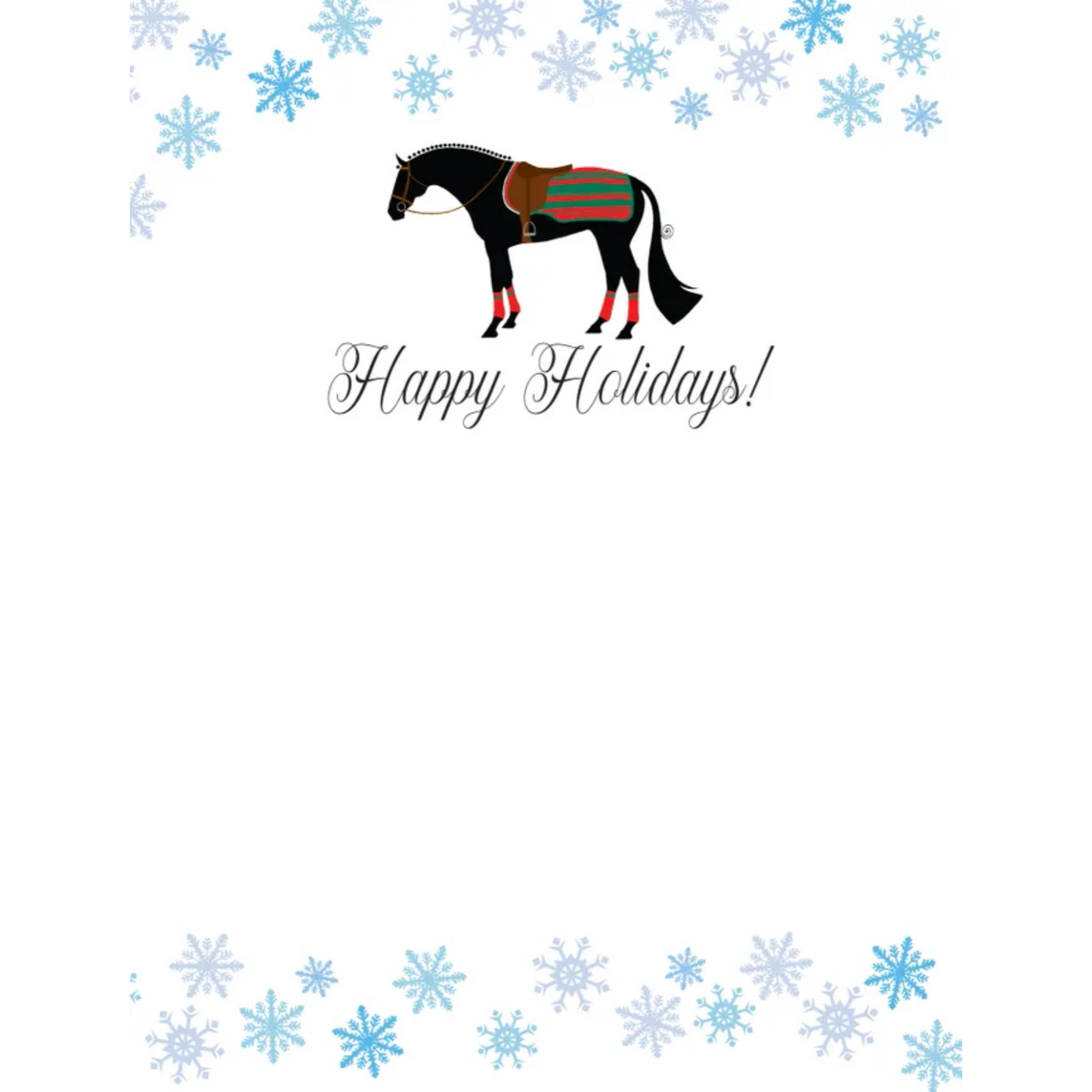 Boxed Christmas Cards Newmarket Blanket & Fox Hunter