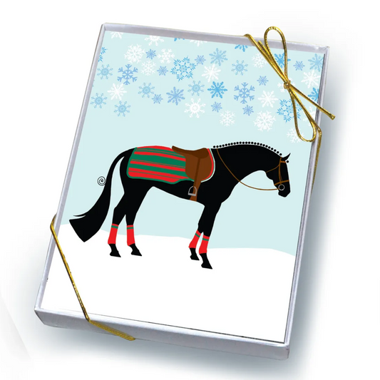 Boxed Christmas Cards Newmarket Blanket & Fox Hunter
