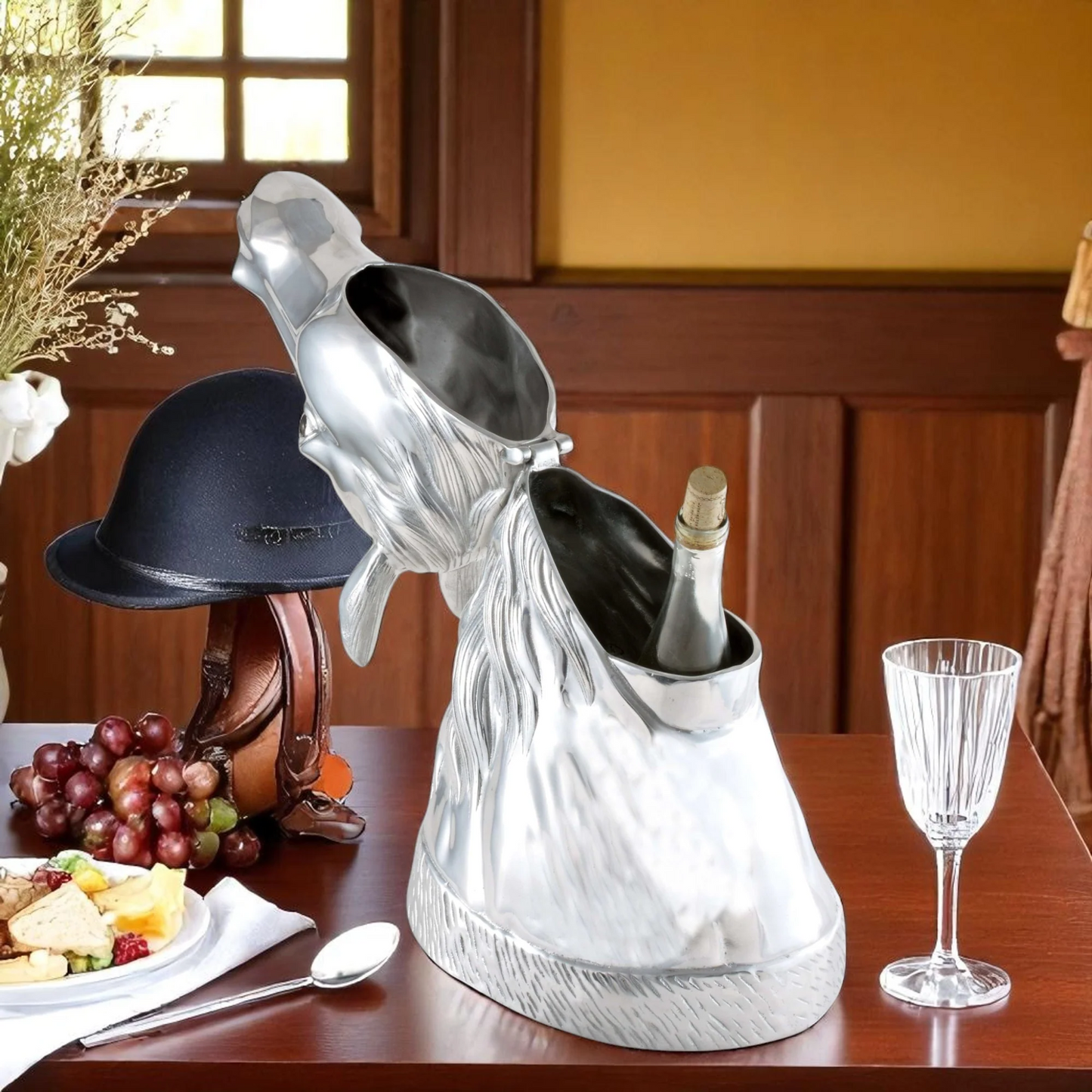 Arthur Court Horse Head Ice/Wine Bucket