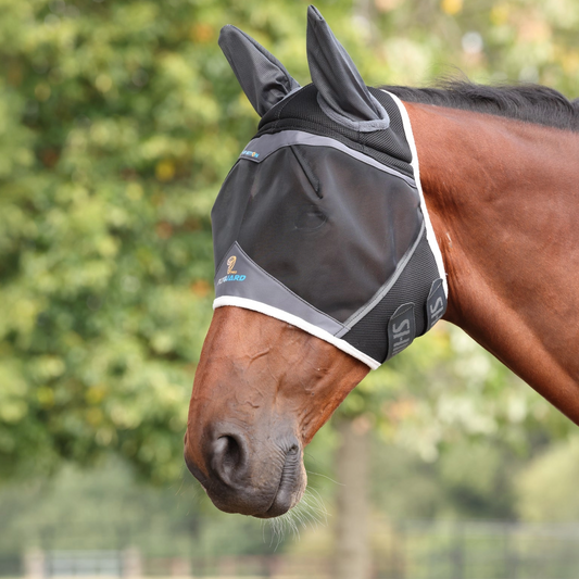 Shires FlyGuard Air Motion Fly Mask with Ears