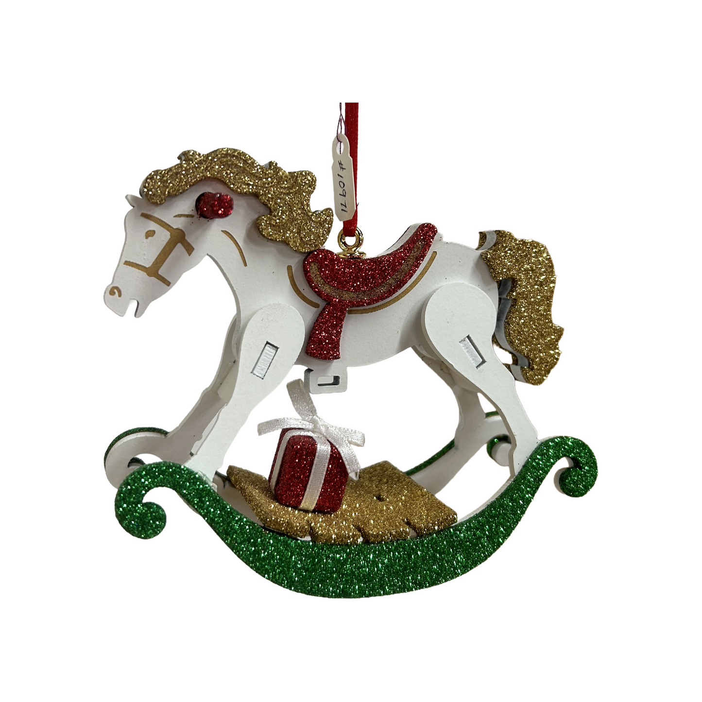 Sparkle Rocking Horse Ornament