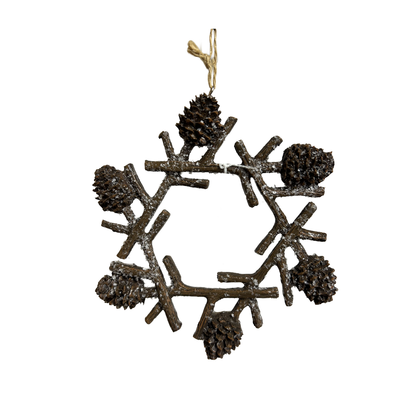 Twigs Snowflake Ornament
