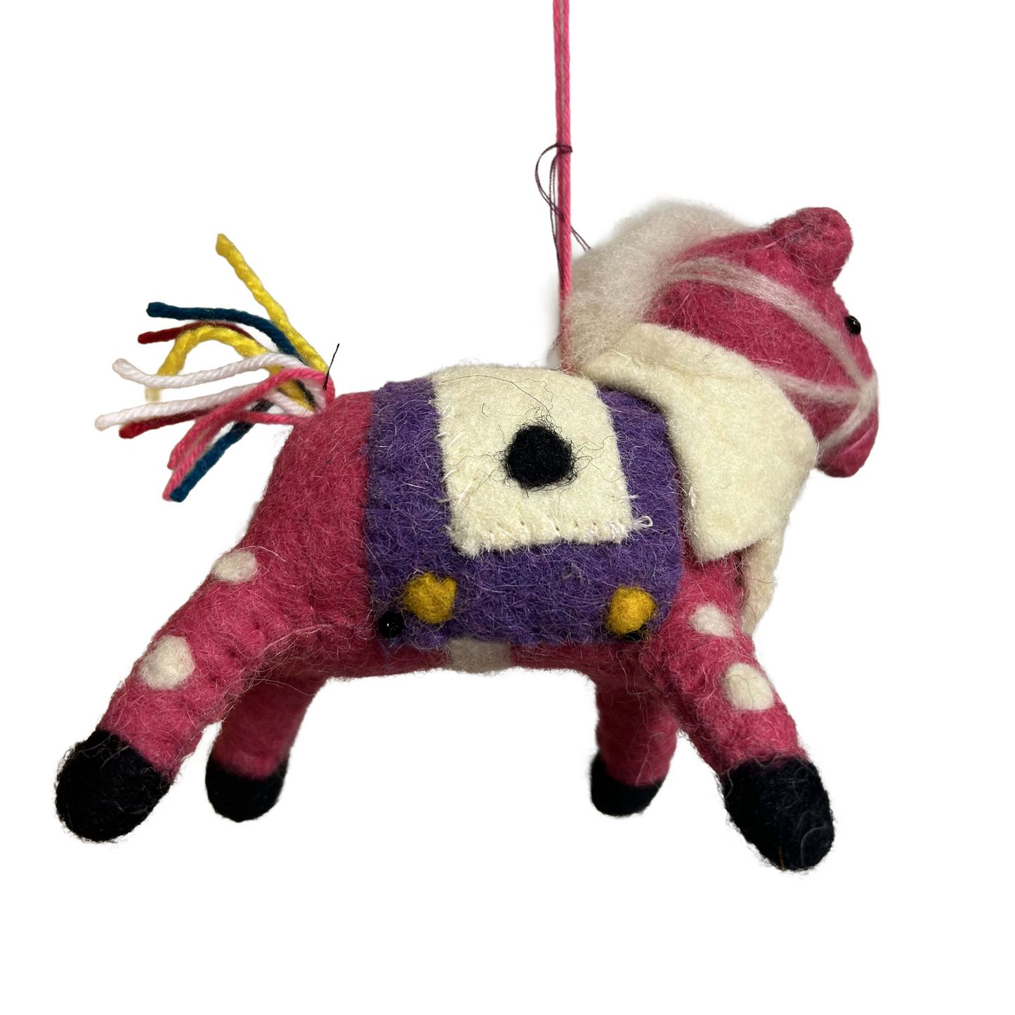 Novica Handmade Wool Felt Ornaments