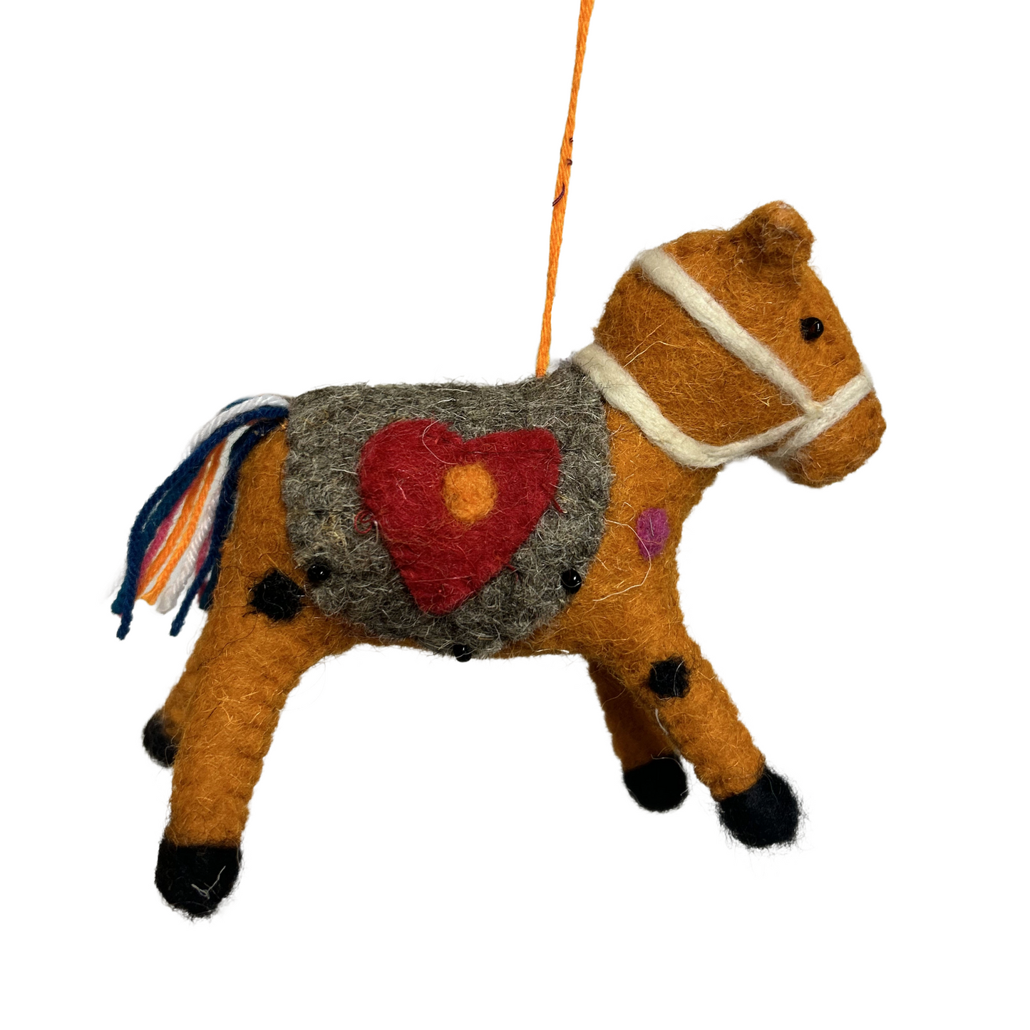 Novica Handmade Wool Felt Ornaments