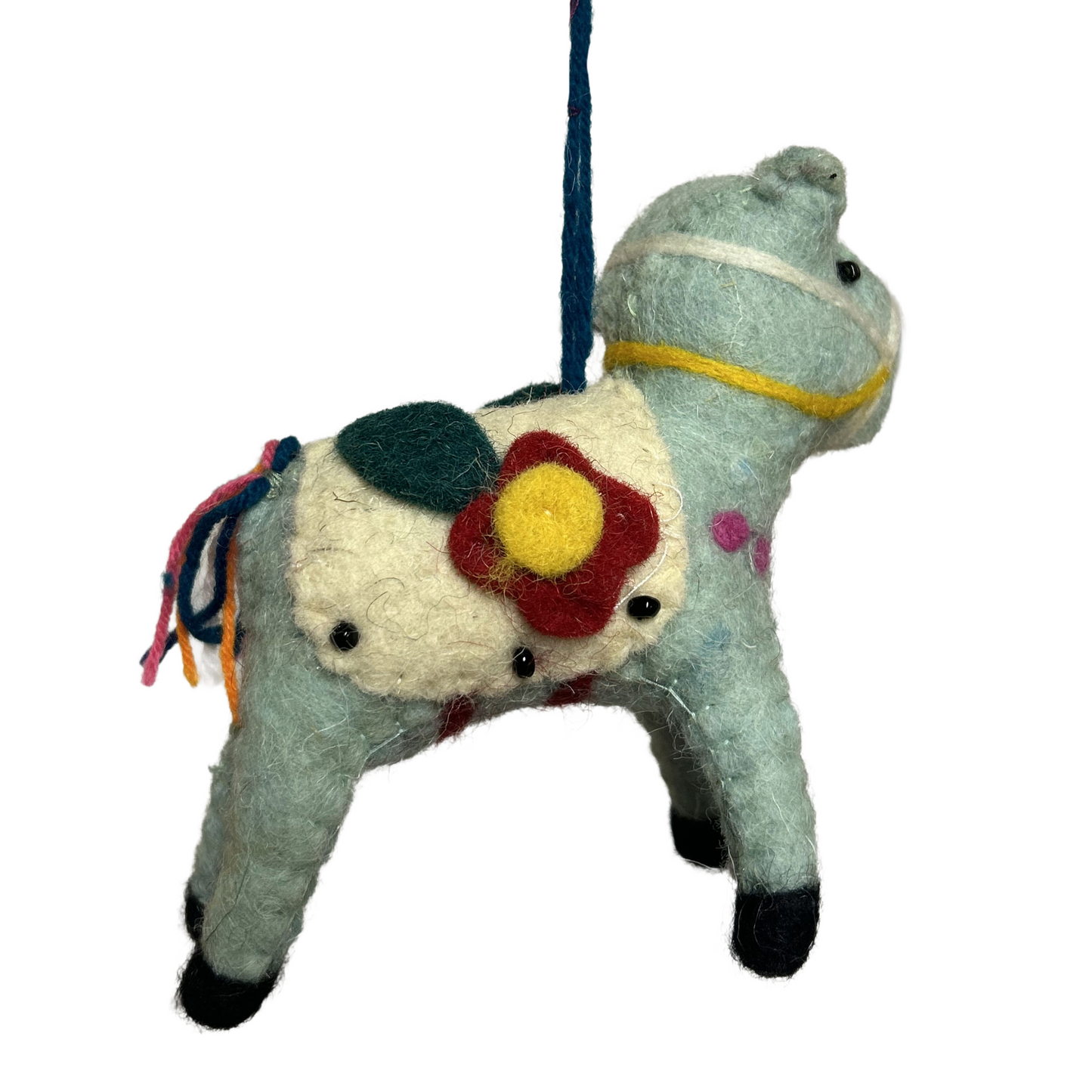 Novica Handmade Wool Felt Ornaments