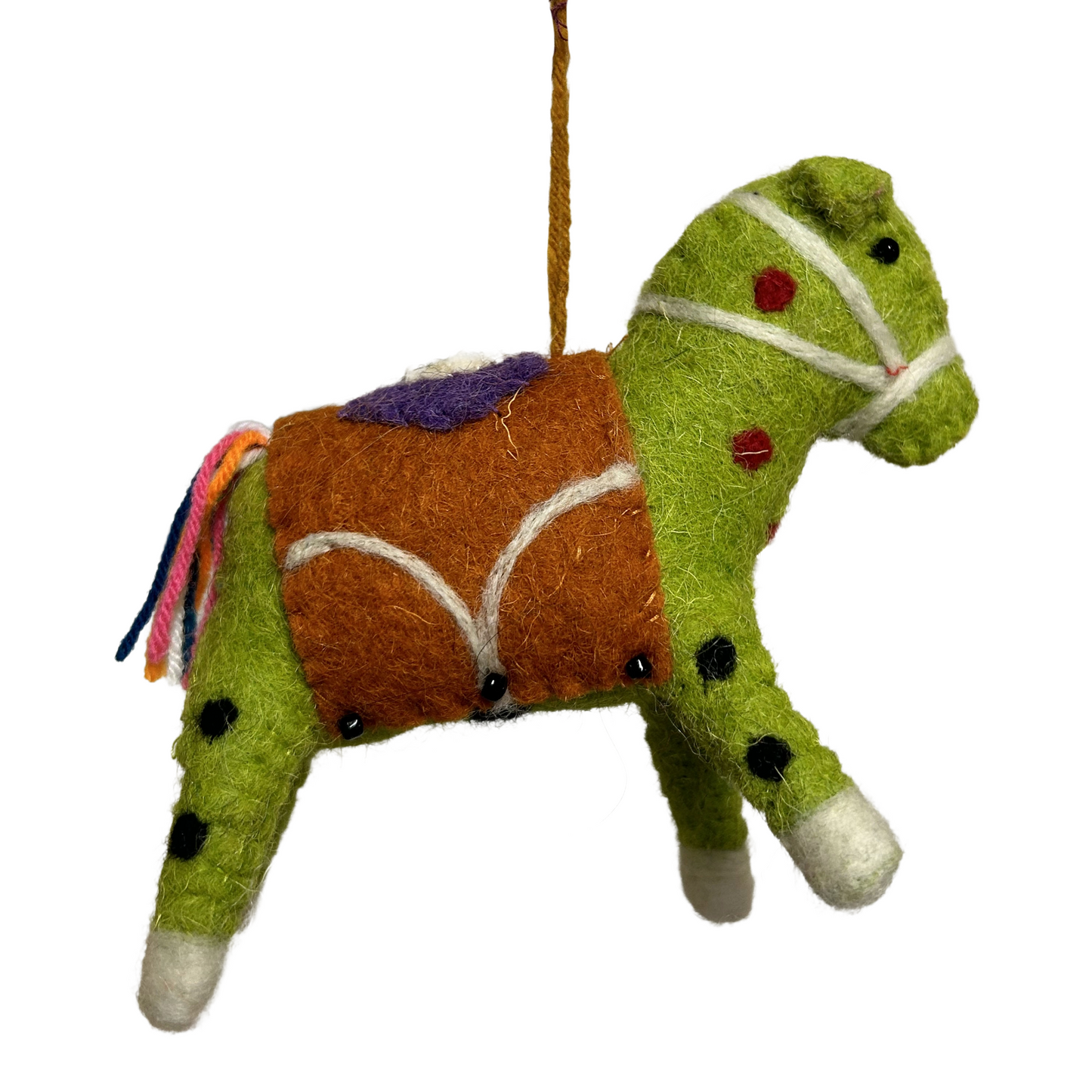 Novica Handmade Wool Felt Ornaments