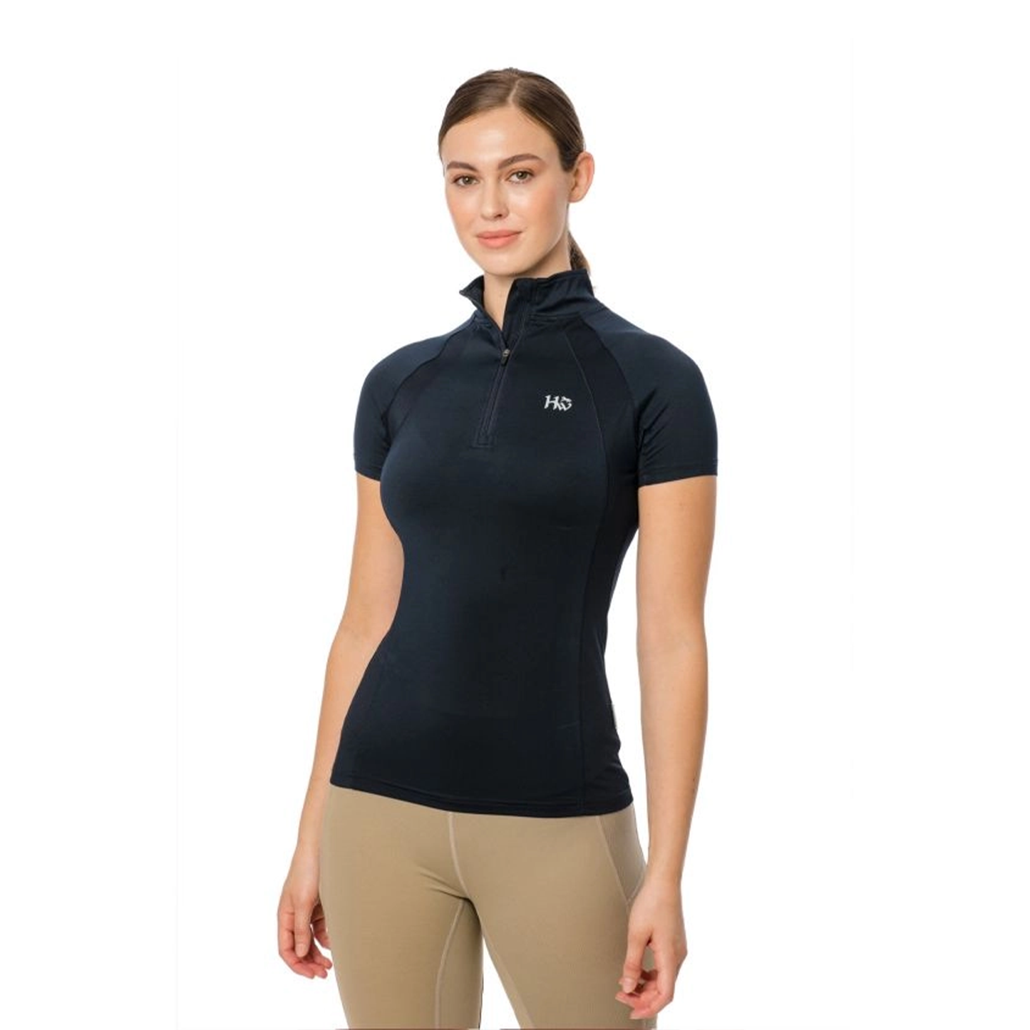 Horseware Aveen Tech Quarter Zip Short Sleeve Top