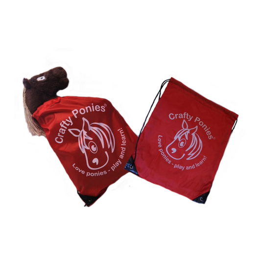 Crafty Pony Drawstring Bag