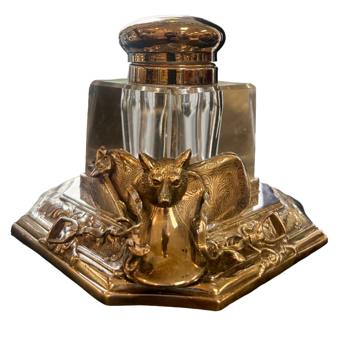 Corbell Silver Inkwell