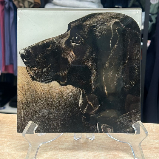 Twigs & Moss Labrador Plate