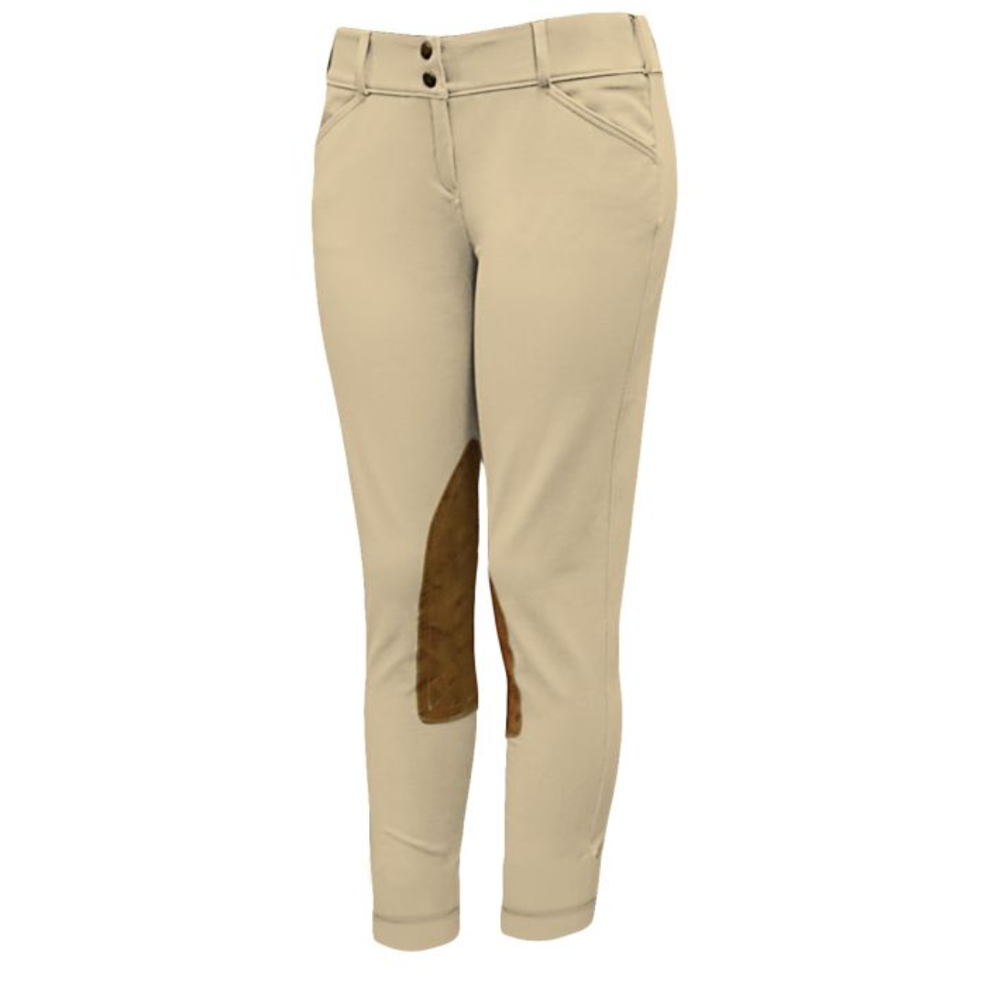 The Tailored Sportsman Girls TechLight Clarino Low-Rise Front-Zip Jodhpurs