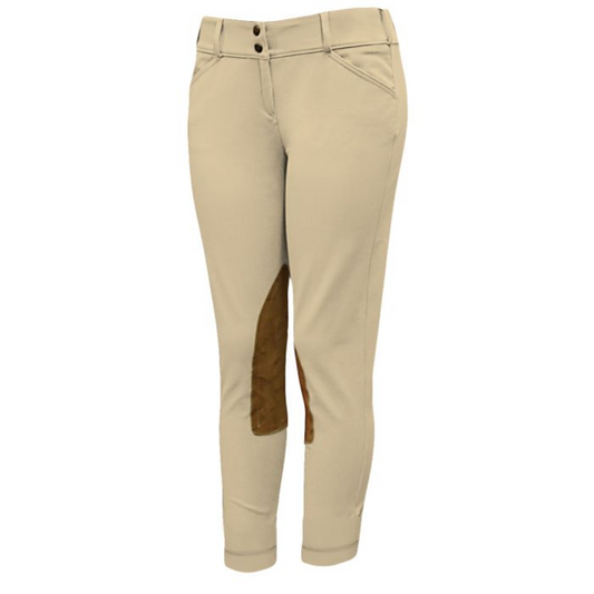 The Tailored Sportsman Girls TechLight Clarino Low-Rise Front-Zip Jodhpurs