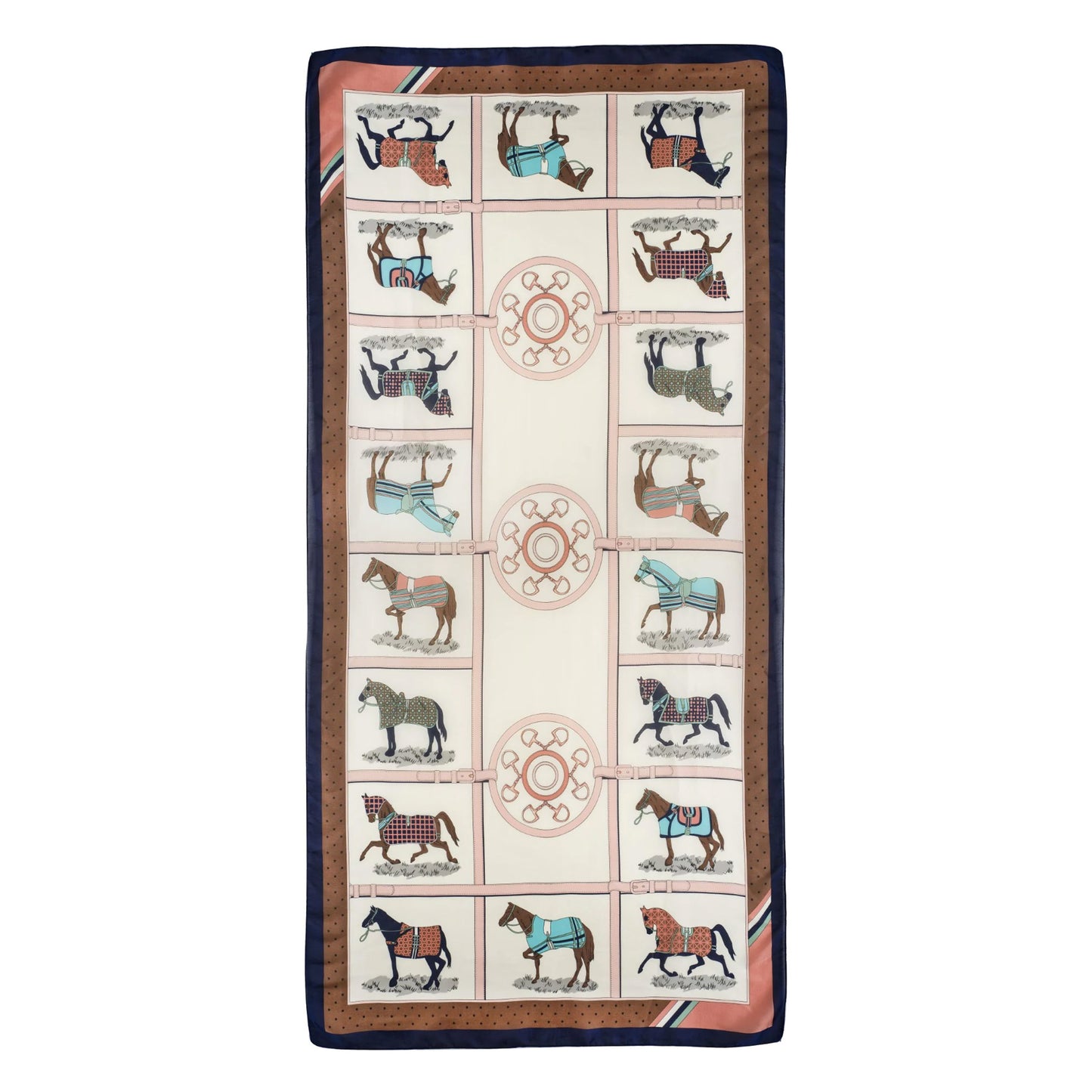 AWST Horses In Blankets Scarf