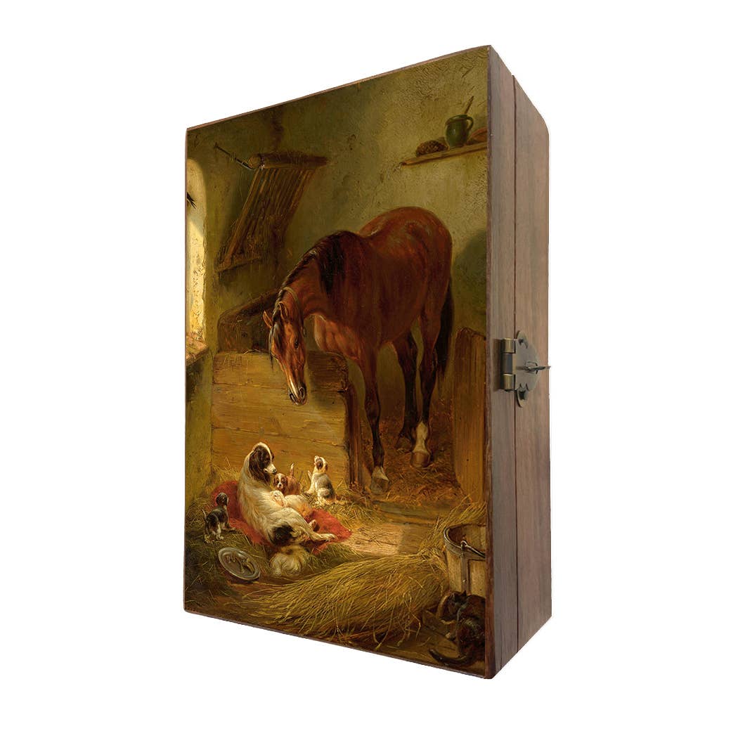 A Curious Mare Solid Wood Decorative Trinket Boxes
