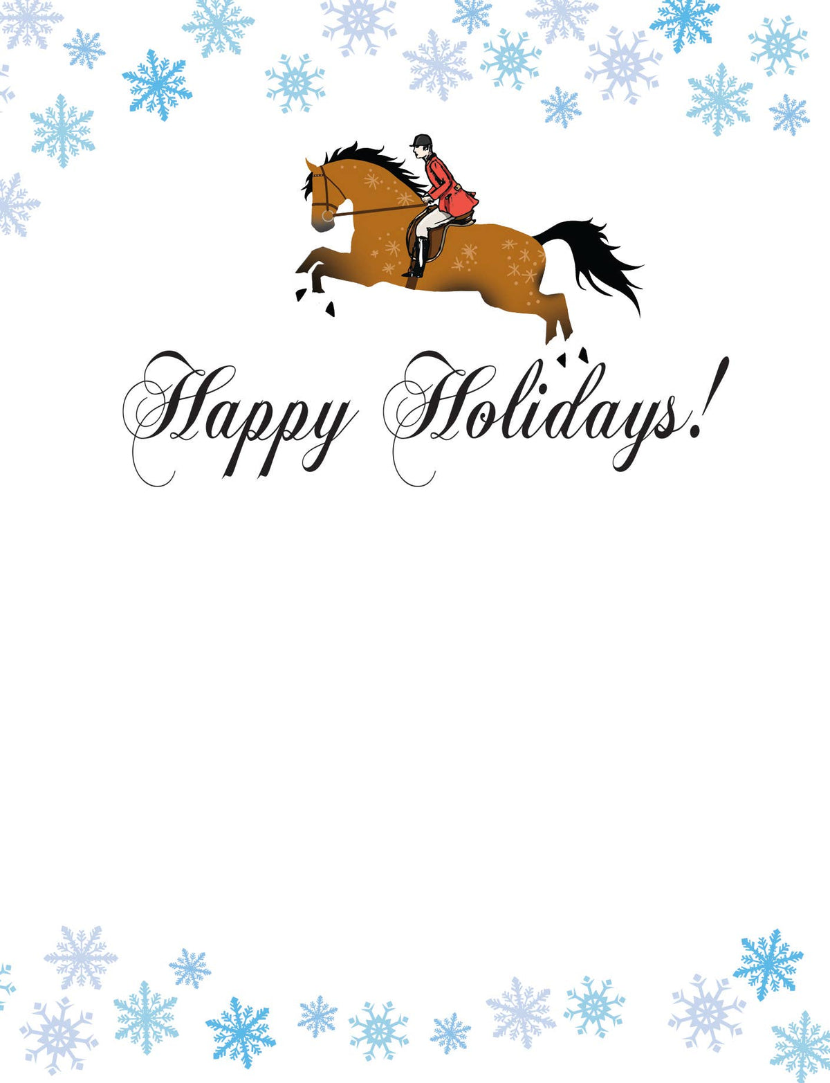 Horse Boxed Christmas Cards Bay Fox Hunter