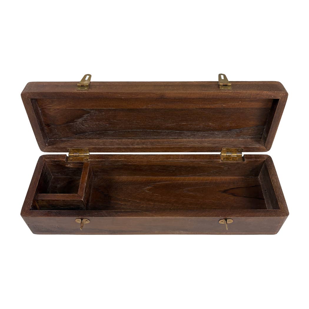 Equestrian Fox Hunt Wood Writing Box | Desk essentials