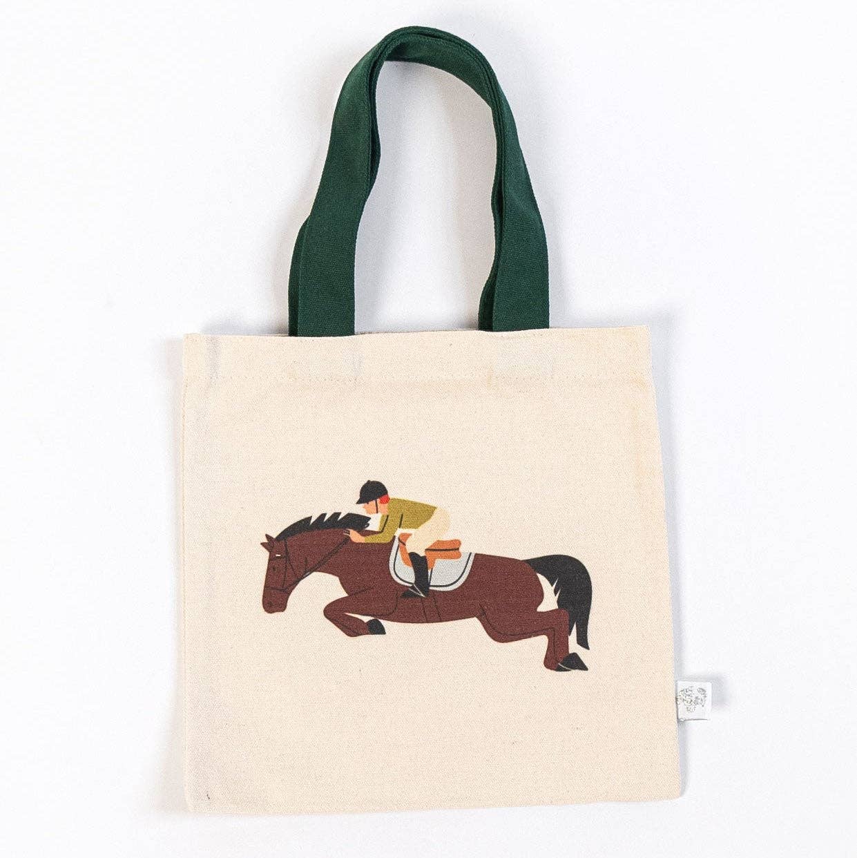 Equestrian Mini Tote Bag – Jumping Horse