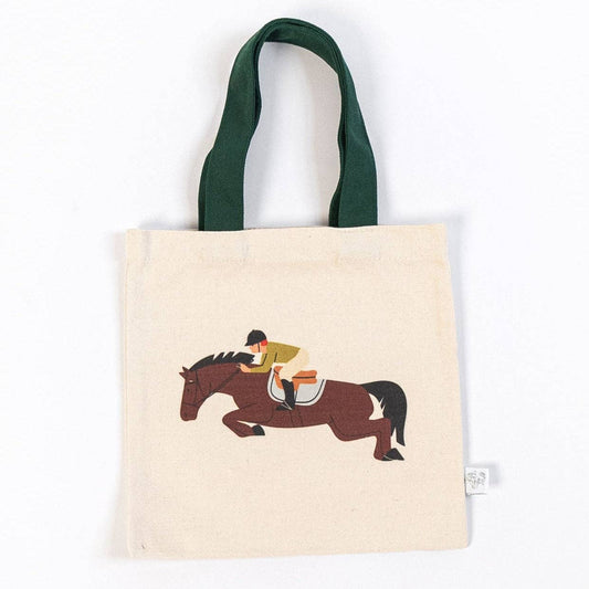 Equestrian Mini Tote Bag – Jumping Horse