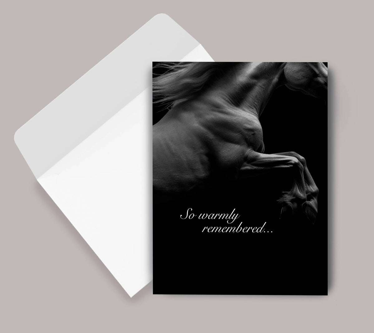 Horse Sympathy Greeting Card