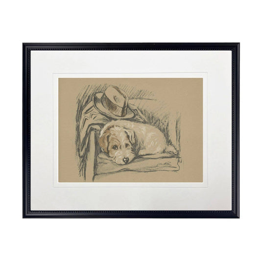 Dog Sketch Framed Print