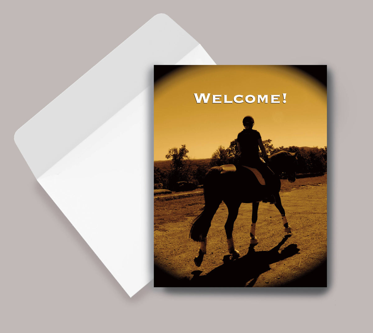 Horse Welcome Card Welcome New Students