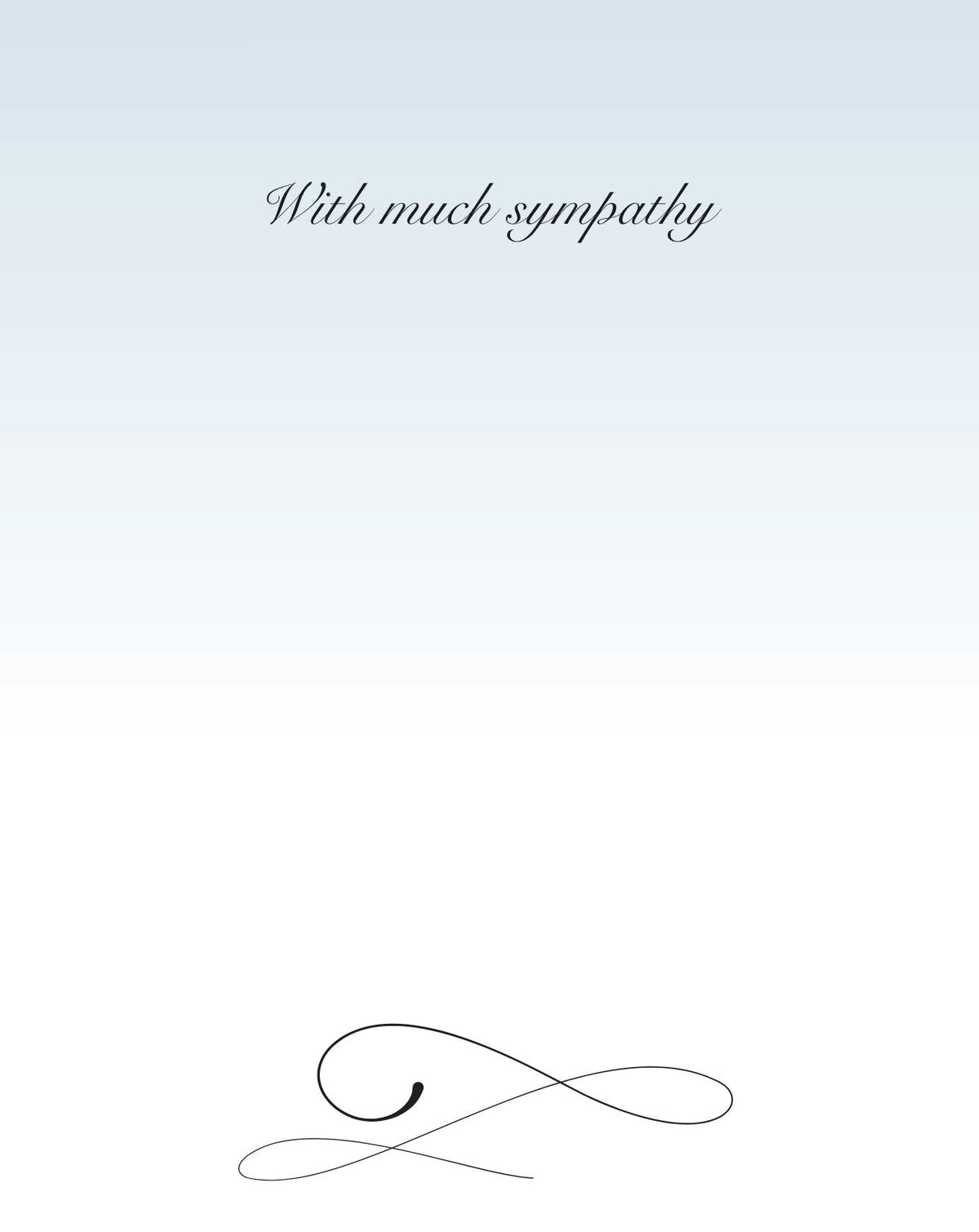 Horse Sympathy Greeting Card
