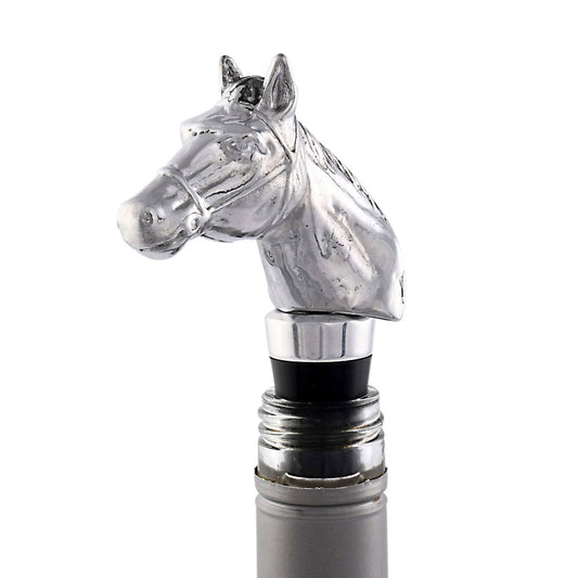 Arthur Court Horse Head Bottle Stopper