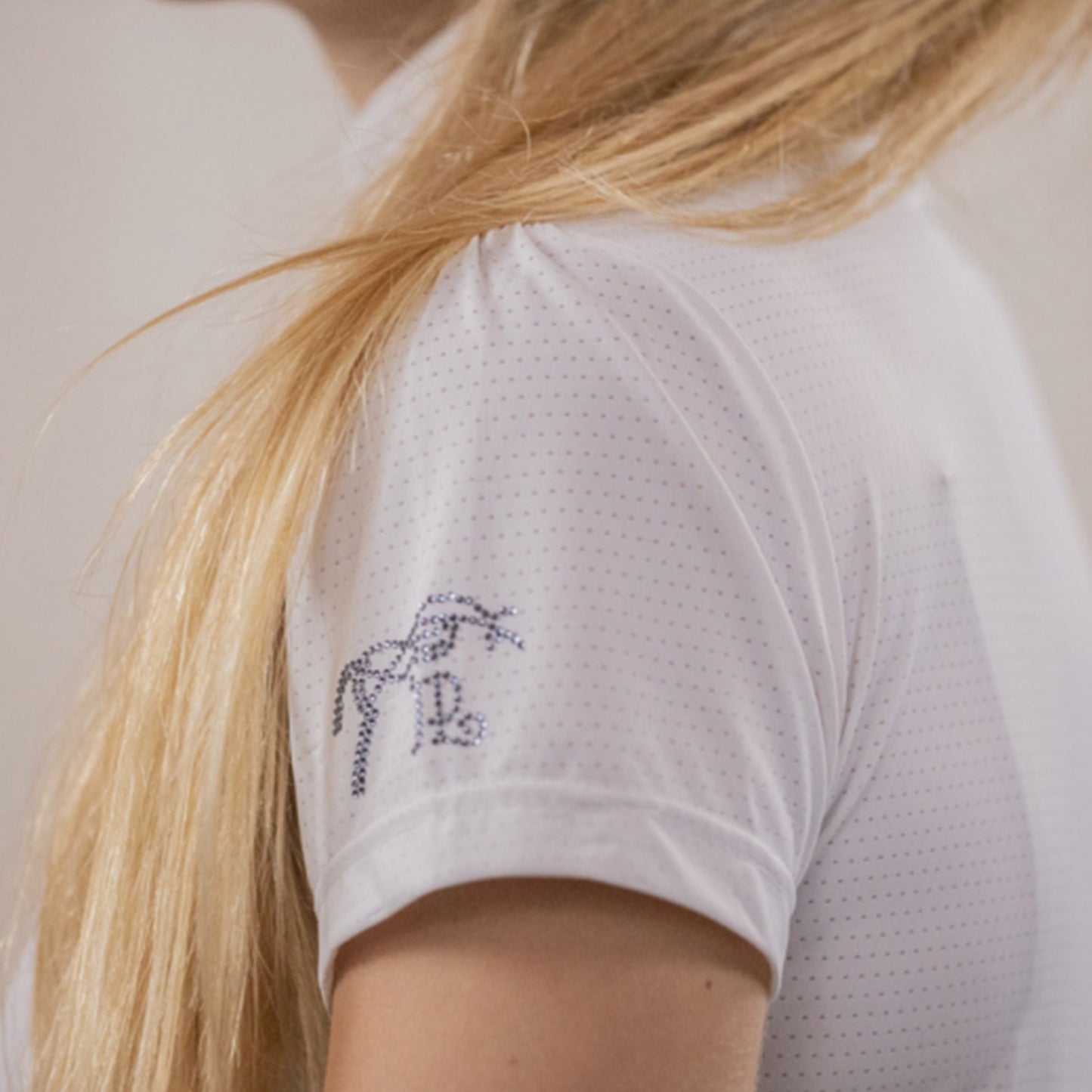 Penelope Moon Mesh Polo Shirt